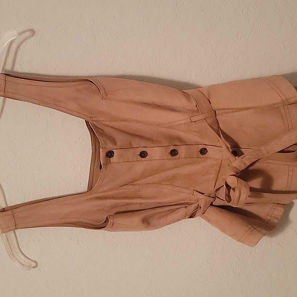 BANANA REPUBLIC Brown Lucie Vegan Suede Vest
